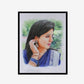 Custom Color Pencil Art for Lady