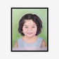 Personalized Kid's Portrait in Color Pencil