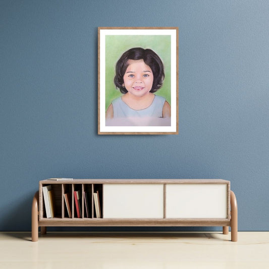 Personalized Kid's Portrait in Color Pencil