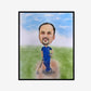 Cool Caricature Art for Him